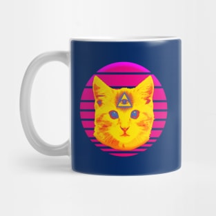 Cat God is Watching Mug